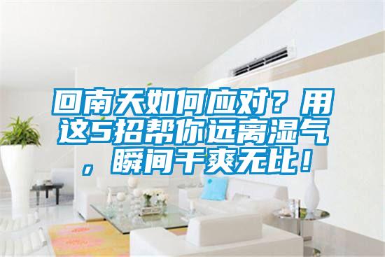 回南天如何應對？用這5招幫你遠離濕氣，瞬間干爽無比！