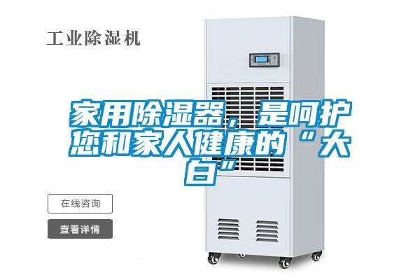 家用除濕器,是呵護您和家人健康的“大白”