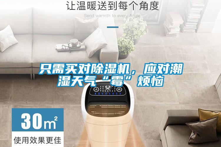 只需買對除濕機,應對潮濕天氣“霉”煩惱