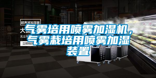 氣霧培用噴霧加濕機(jī),氣霧栽培用噴霧加濕裝置