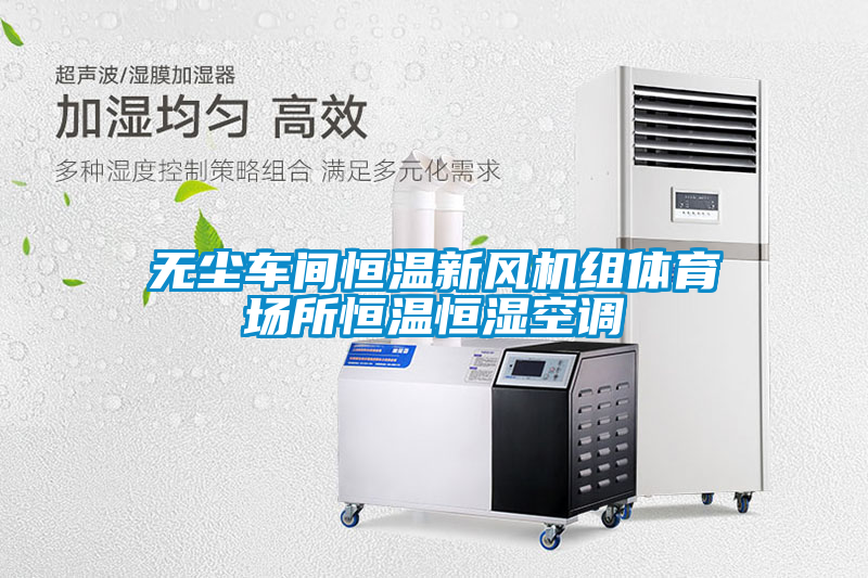 無塵車間恒溫新風機組體育場所恒溫恒濕空調
