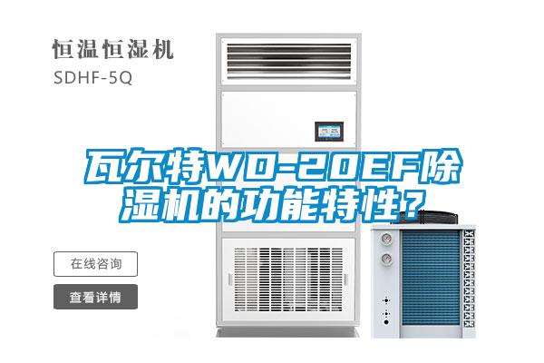 瓦爾特WD-20EF除濕機(jī)的功能特性?
