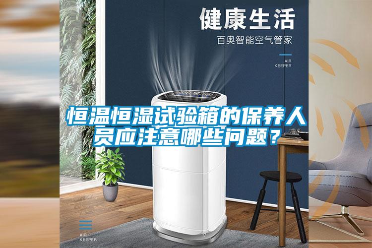 恒溫恒濕試驗(yàn)箱的保養(yǎng)人員應(yīng)注意哪些問題?