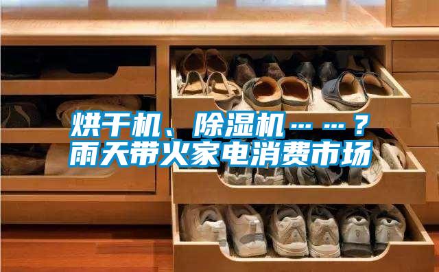 烘干機、除濕機……？雨天帶火家電消費市場