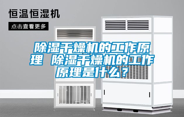 除濕干燥機(jī)的工作原理 除濕干燥機(jī)的工作原理是什么？
