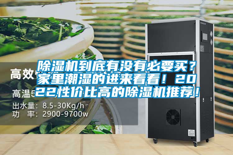 除濕機(jī)到底有沒有必要買？家里潮濕的進(jìn)來看看！2022性價(jià)比高的除濕機(jī)推薦！