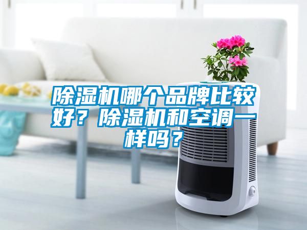 除濕機哪個品牌比較好？除濕機和空調一樣嗎？