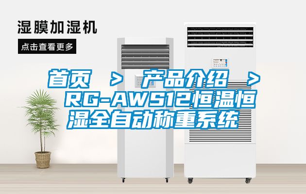 首頁(yè) > 產(chǎn)品介紹 > RG-AWS12恒溫恒濕全自動(dòng)稱重系統(tǒng)